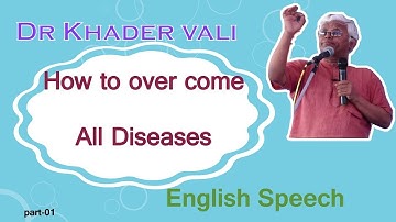 Dr khader vali speech in English || khader vali english videos