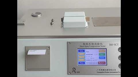 RH-SCT Short Span Compression Tester