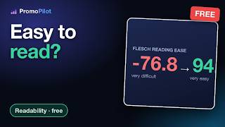 Readability Checker: Flesch Reading Ease & 5 More Scores — Free Online Test