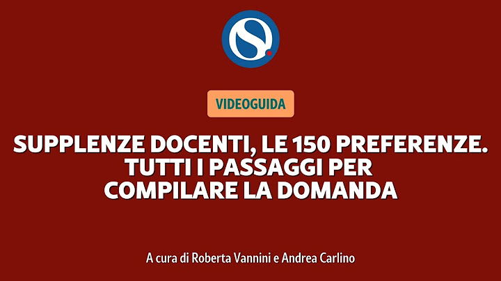 VIDEO TUTORIAL | 150 preferenze, tutti i passaggi spiegati passo dopo passo