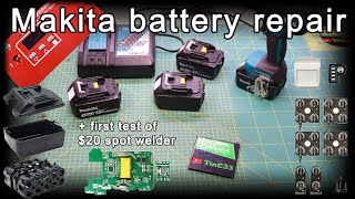 How to repair makita battery for $12 [easy fix with using repair kit -new pcb and housing]