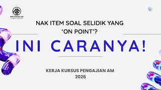 KK PA 2026 - Nak Item Soal Selidik yang ‘On Point’? Ini Caranya!