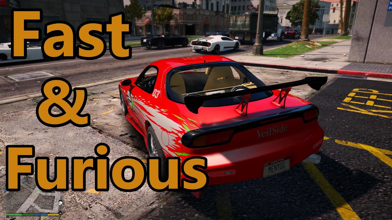 Dominic Toretto`s Mazda RX7!! - GTA 5 - Real Car Mods #4 - YouTube