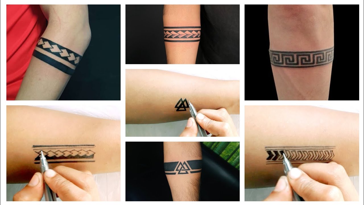 Temporary Arm Ring Tattoo Stickers, Lasting For 1-2 Weeks, Waterproof,  Non-reflective, Semi-permanent | SHEIN ASIA