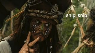 Jack sparrow being a drunk legend for 3 minutes straight