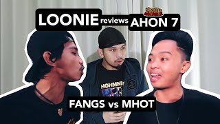 LOONIE | BREAK IT DOWN: Rap Battle Review E55 | AHON 7: FANGS vs MHOT screenshot 3