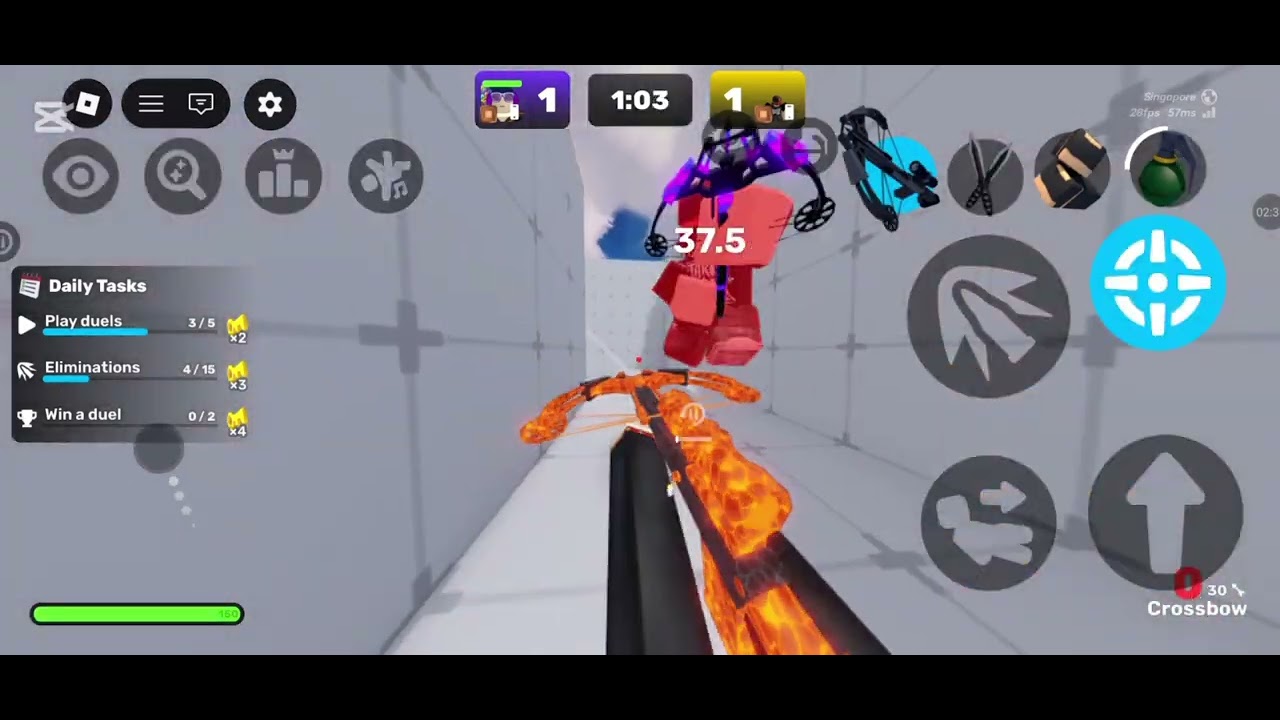 BEATING A TOXIC PLAYER (ROBLOX RIVALS) INC - YouTube