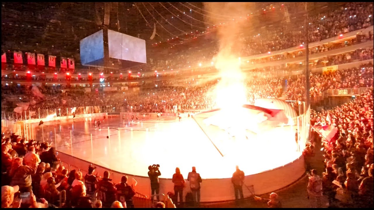 Kölner Haie FULL OPENING SHOW 4k  mit Tobi Eder Gedenkminute -   Adlerfans stören Gedenkrede