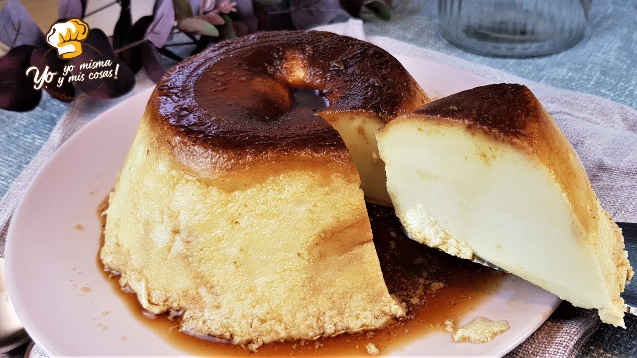 FLAN de QUESO en OLLA NORMAL al fuego SIN HORNO