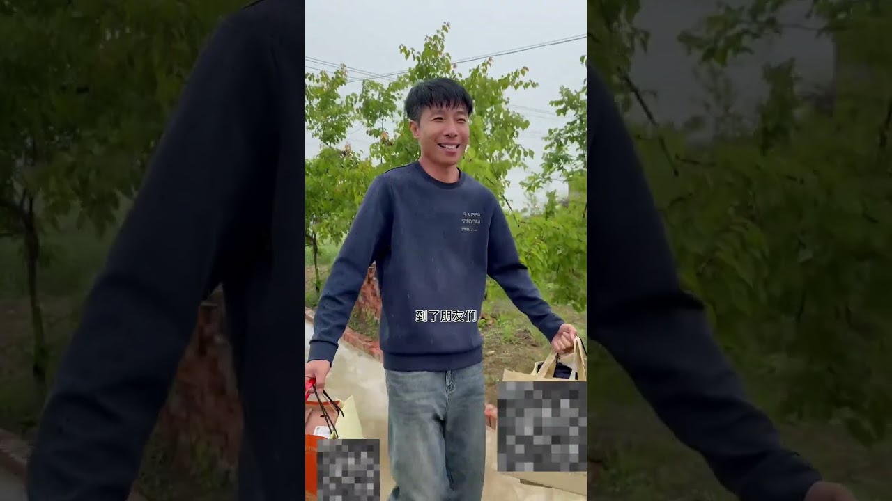 每次来老丈人家不是下雨就是下雪，奇怪了。老丈人不来，还希望大姐帮忙做做工作🙏#记录真实生活 #女婿回丈母娘家 #2024新农人计划 #大地耕春 #生活纪实