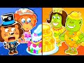 Lion Family | Makes DIY Rich vs Broke Wedding With Mommy Daddy! - Family Fun Playtime | Cartoon