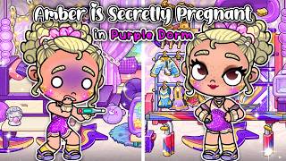 Amber is Secretly Pregnant in Purple Dorm💜💛 | Avatar World | Pazu screenshot 3