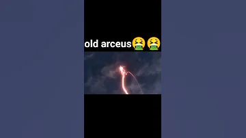 now arceus 🤮and old  arceus 😍🤩🥰#shorts #pokemon