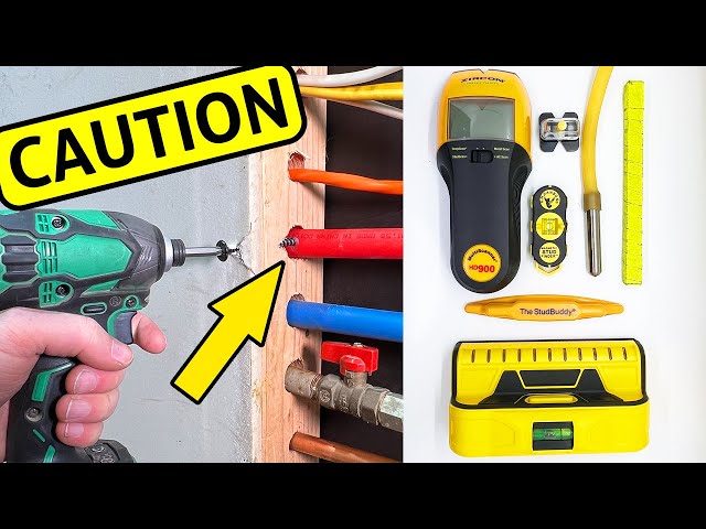 CAUTION! Learn To Locate Studs & Safely Attach To Them Without