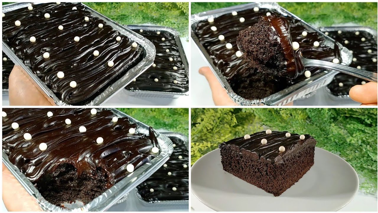 كيكة الديسباسيتو 🔥 اطري واهش كيك شيكولاته بدون شيكولاته مغطاة بصوص رهيب😋