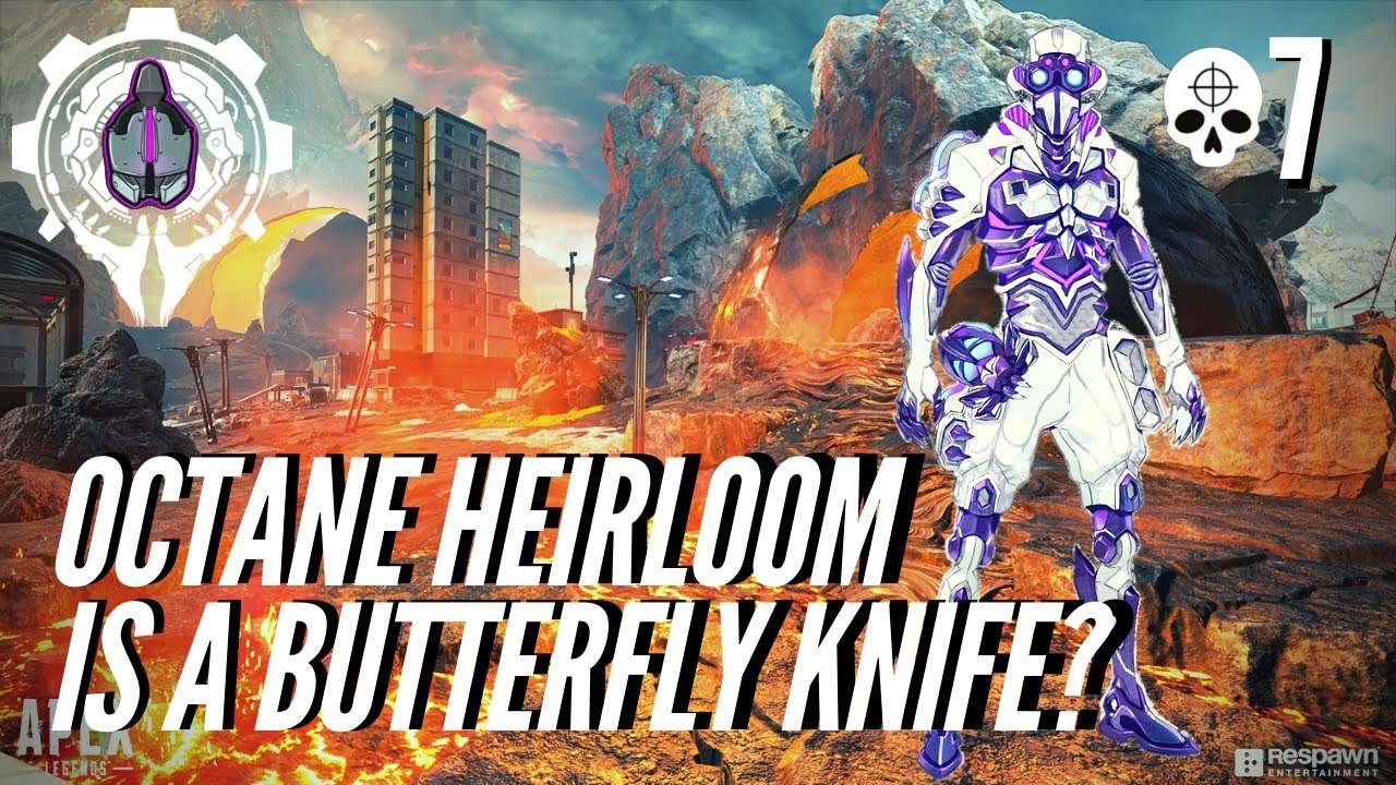 Octane HEIRLOOM Leaked! BUTTERFLY KNIFE - PS4 Apex ...