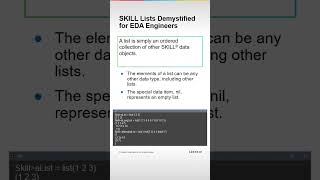 SKILL Lists Demystified for EDA Engineers #cadence #computerengineering #chipdesign