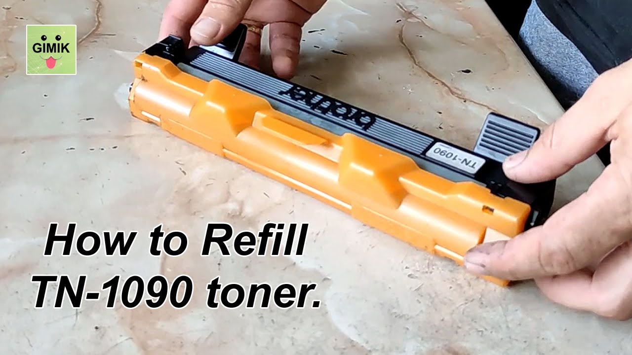 TN-1090 toner refill. Brother cartridge. - YouTube
