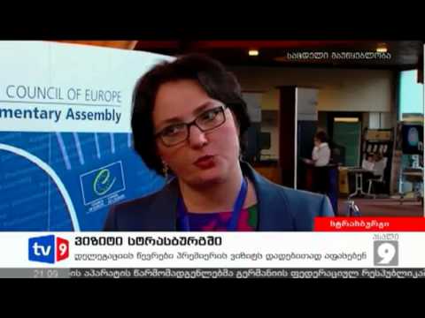 ახალი 9 | ვიზიტი სტრასბურგში | 24.04.13