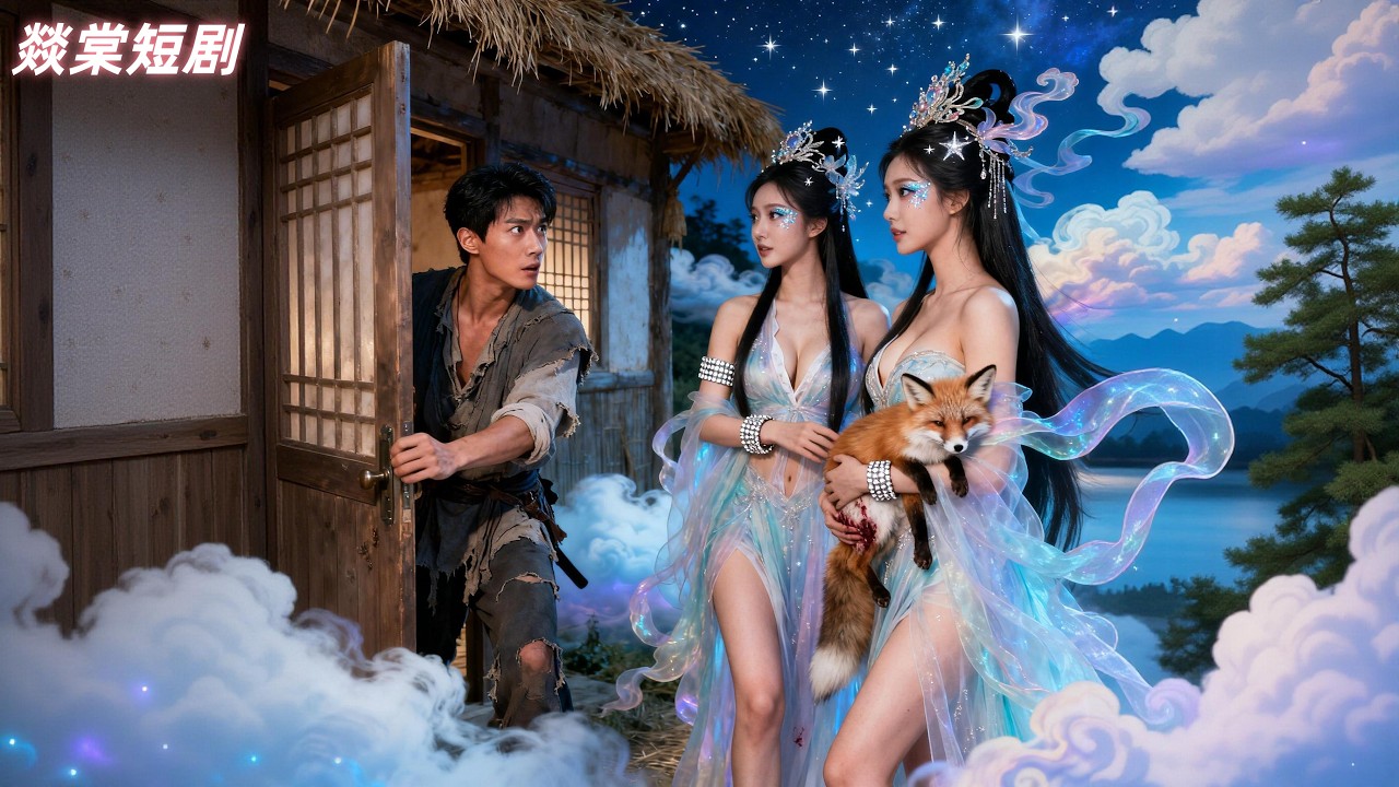 鄉下小夥救下的受傷小狐狸竟是九尾靈狐！深夜化身美嬌娘上門以身相許報恩只為助他成就大道，逆襲人生！#救个狐狸当老婆