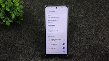 How to not show real time network speed icon notification status bar problem solve in Realme P3