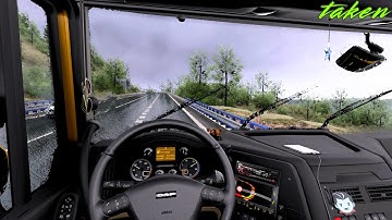 [ETS 2 1.56] DAF 105 🍃Realistic Long Drive Through Spain Tight Roads | 4K Snowymoon Promods 2.76