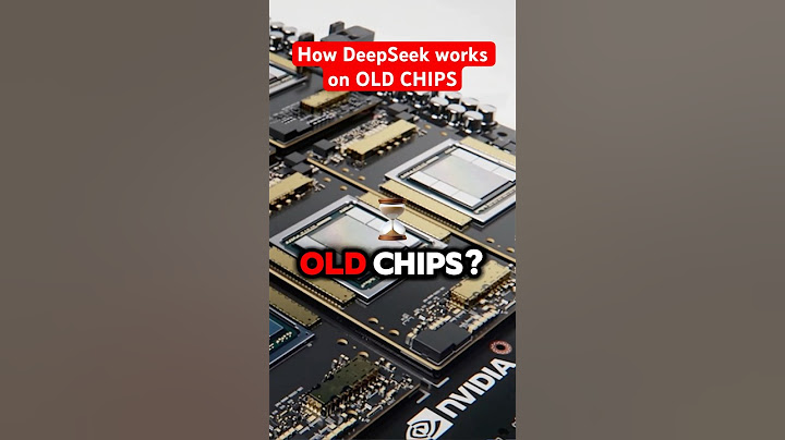 How DeepSeek R1 works on OLD Nvidia chips #technews #deepseek #technology #ai