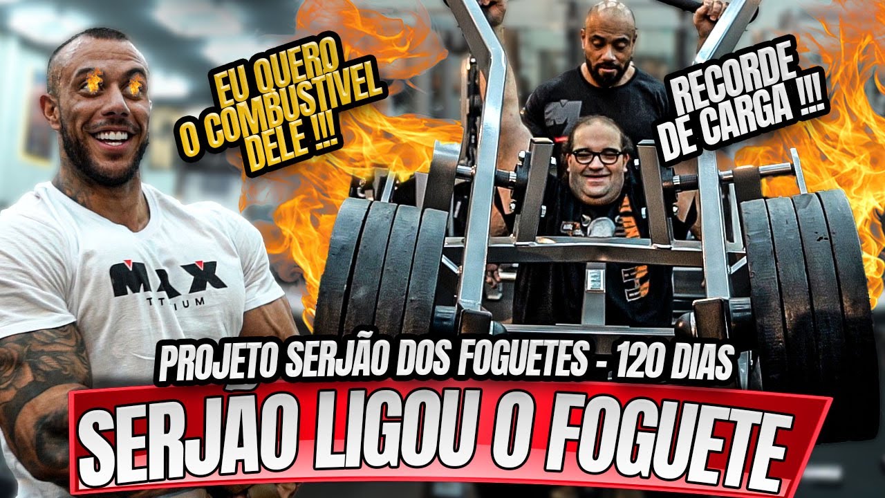 SERJÃO LIGOU O FOGUETE – RECORDE DE CARGA – PROJETO SERJÃO DOS FOGUETES 120 DIAS !!!!