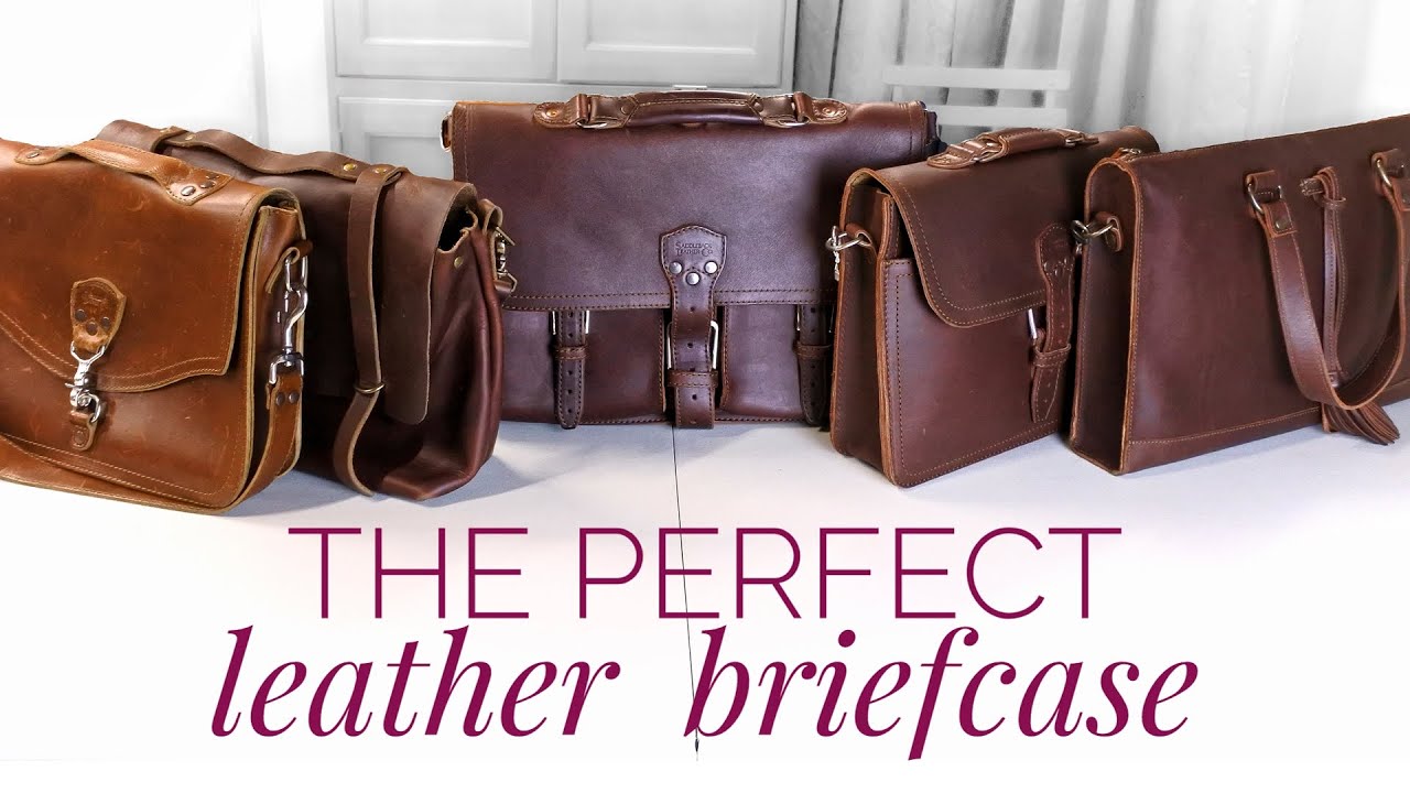 Two knock off Saddleback Leather briefcases. Analysis. 