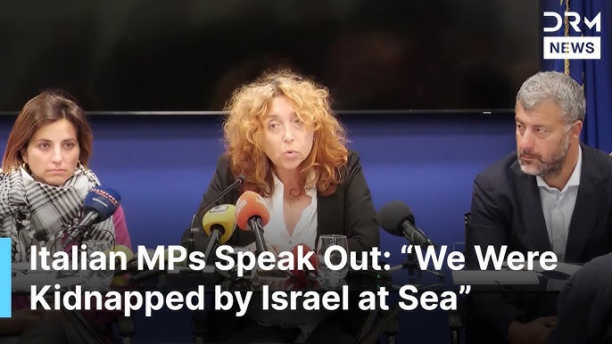 Italian MPs Speaks: Israel Seizes Global Sumud Flotilla Carrying Gaza Aid | DRM News | AC1F