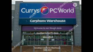 Goodbye Currys PC World and Carphone Warehouse :(