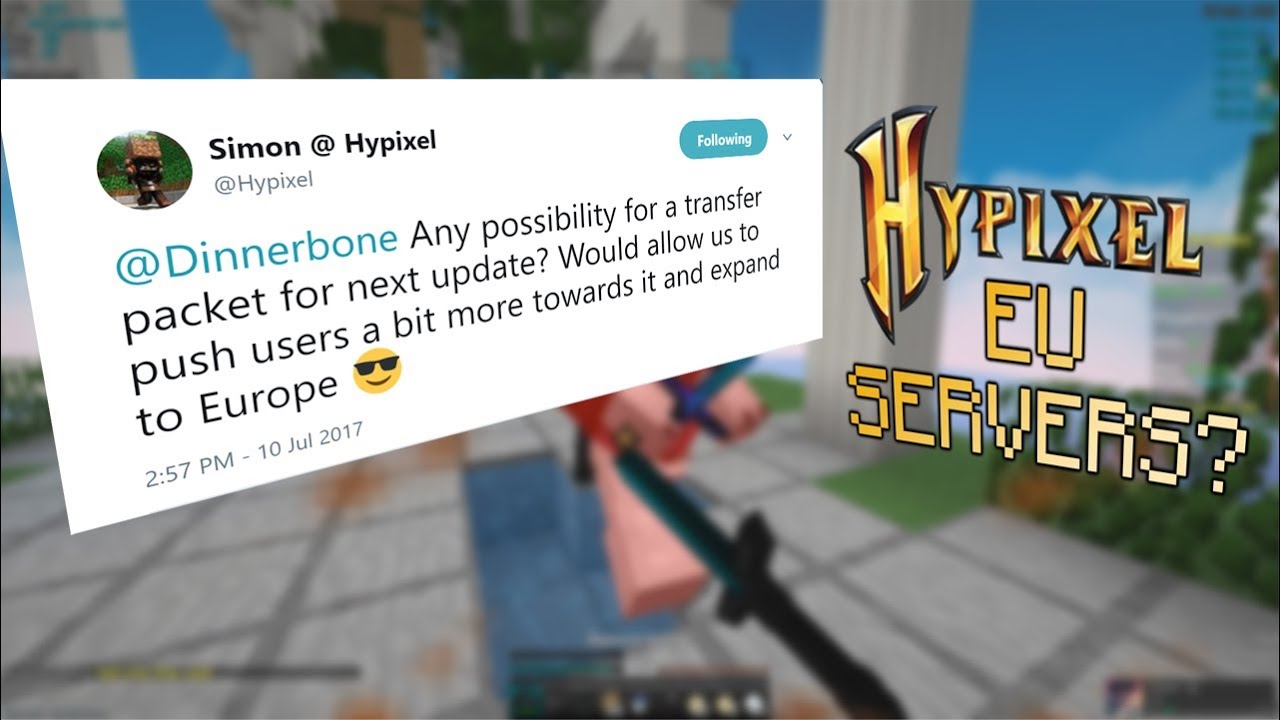 How Hypixel Could Make Eu Servers: Transfer Packets Explained - Youtube How Hypixel Could Make Eu Servers: Transfer Packets Explained - Youtube