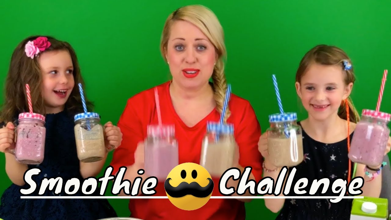 Sofie, Melody och Chanell | Smoothie Challenge Sverige | Svenska
