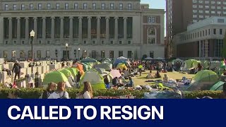 House Speaker Johnson calls for Columbia president to resign amid protests