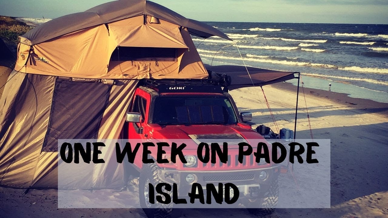 Beach Camping - Padre Island National Seashore - YouTube