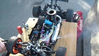 RC Modellismo Caserta - Primo avviamento motore a scoppio - first start glow engine Alpha club racer