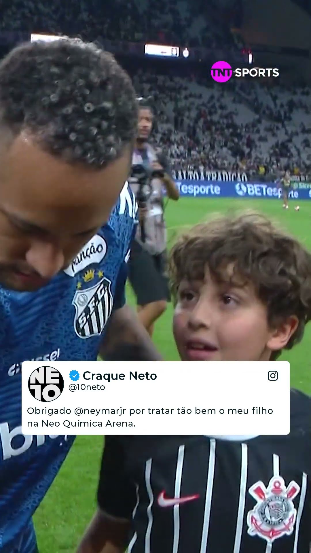 OLHA COMO O NEYMAR TRATOU O FILHO DO NETO! ?