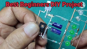 Best Beginners Project |Diy Powerful  Led Chaser Circuit #Chaser#diy#electronics |@Shaktitechshakti 