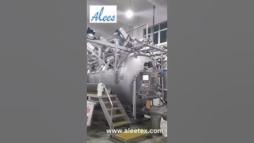 2000KG Airflow Dyeing Machine Liquor Ratio 1/3.5 High Temperature