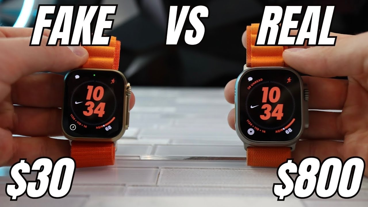 Apple Watch Ultra VS I8 Ultra Fake Apple Watch - Which is the Fake??