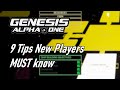 Genesis Alpha One | 9 Tips New Players Must Know | CCPlays