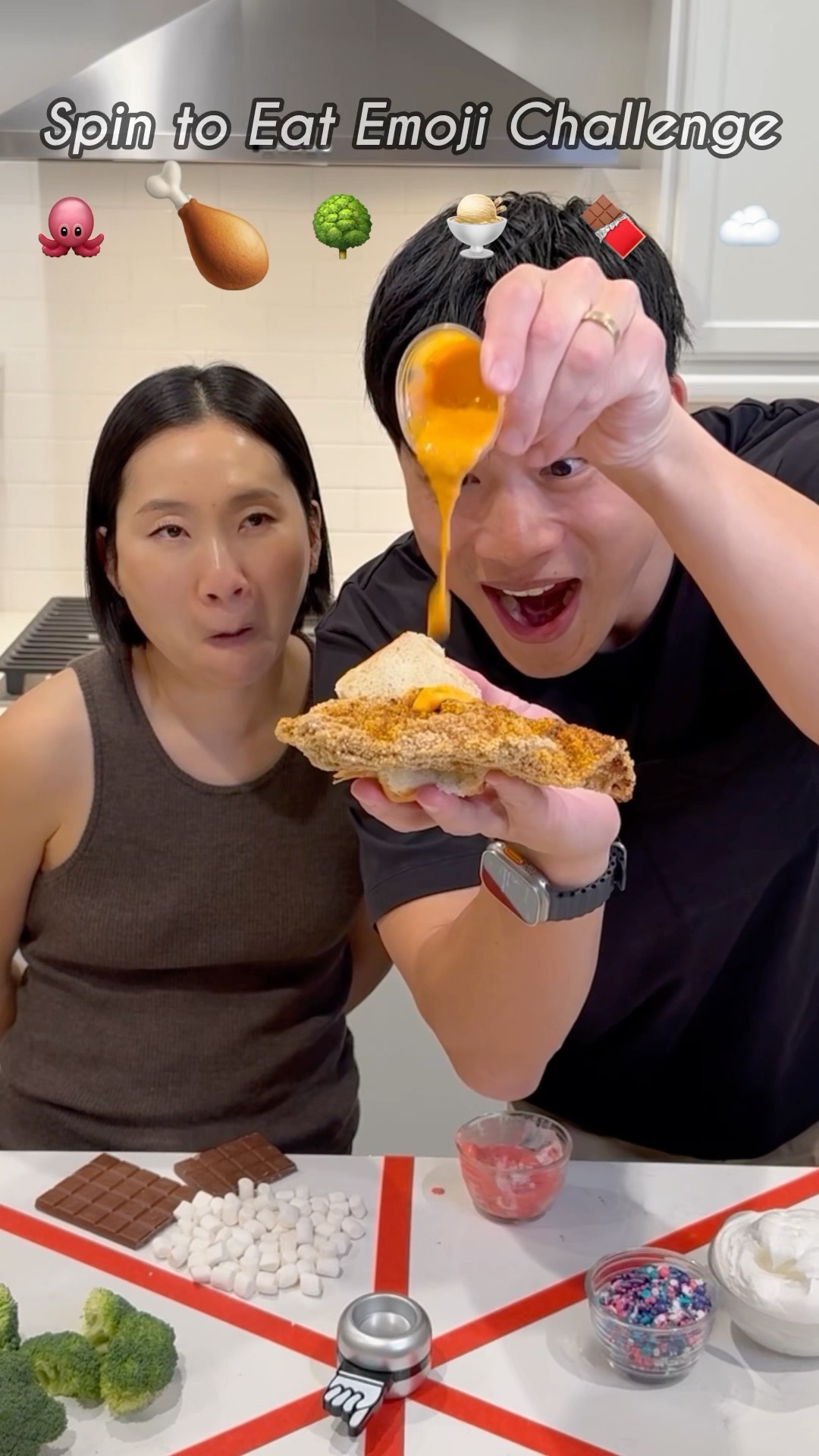 Spin to Eat Emoji Challenge ?????☁️