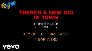 Video thumbnail of "Keith Whitley - There's A New Kid In Town (Karaoke EZ Sing)"