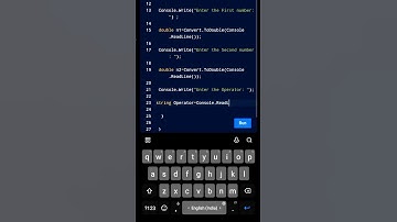 Calculator program using c# #shorts #csharp #coding