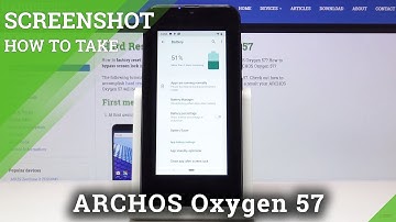 ARCHOS Oxygen 57 Capture Screen / Take Screenshot