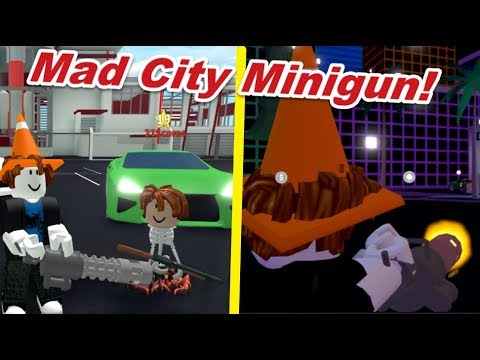 Mad City Minigun Update Roblox Mad City Body Armor Vapid Dominator Youtube - mad city minigun roblox