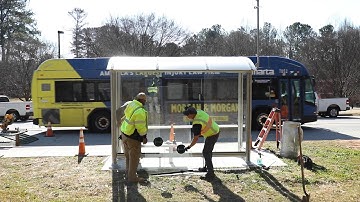 MARTA Heroes | Charles - Bus Shelter Construction