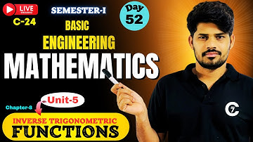 📘 Inverse Trigonometric Functions | Basic Engineering Mathematics | Day 52 | 📚 Diploma 1st Year