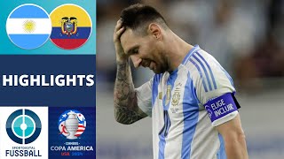 Thumbnail for Messi verschießt Elfmeter! Drama um Halbfinaleinzug | Argentinien - Ecuador