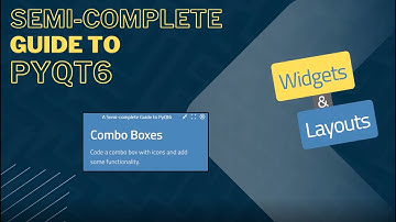 Semi Complete Guide to PyQt6 QComboBoxes